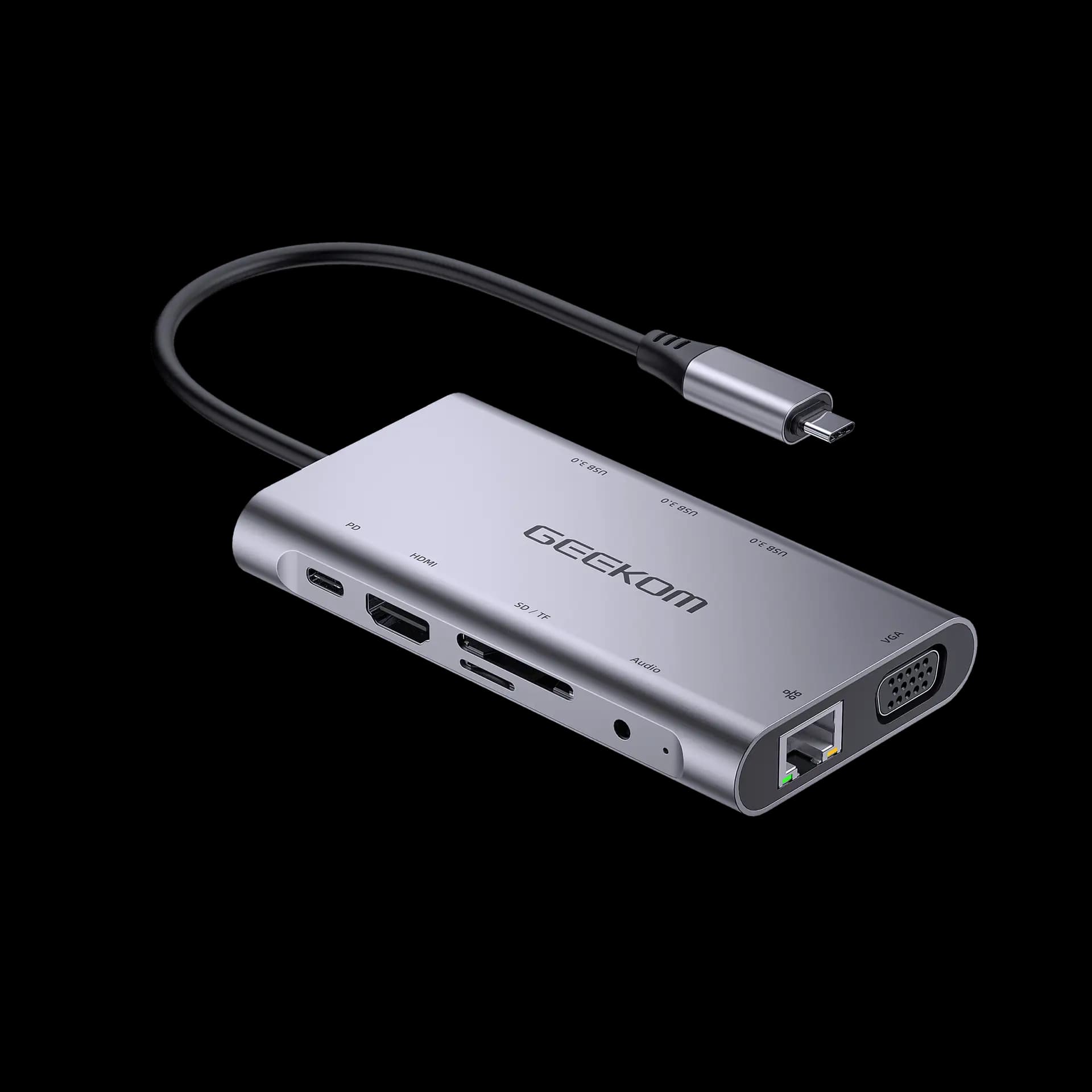 GEEKOM 10-in-1 USB-C docking station