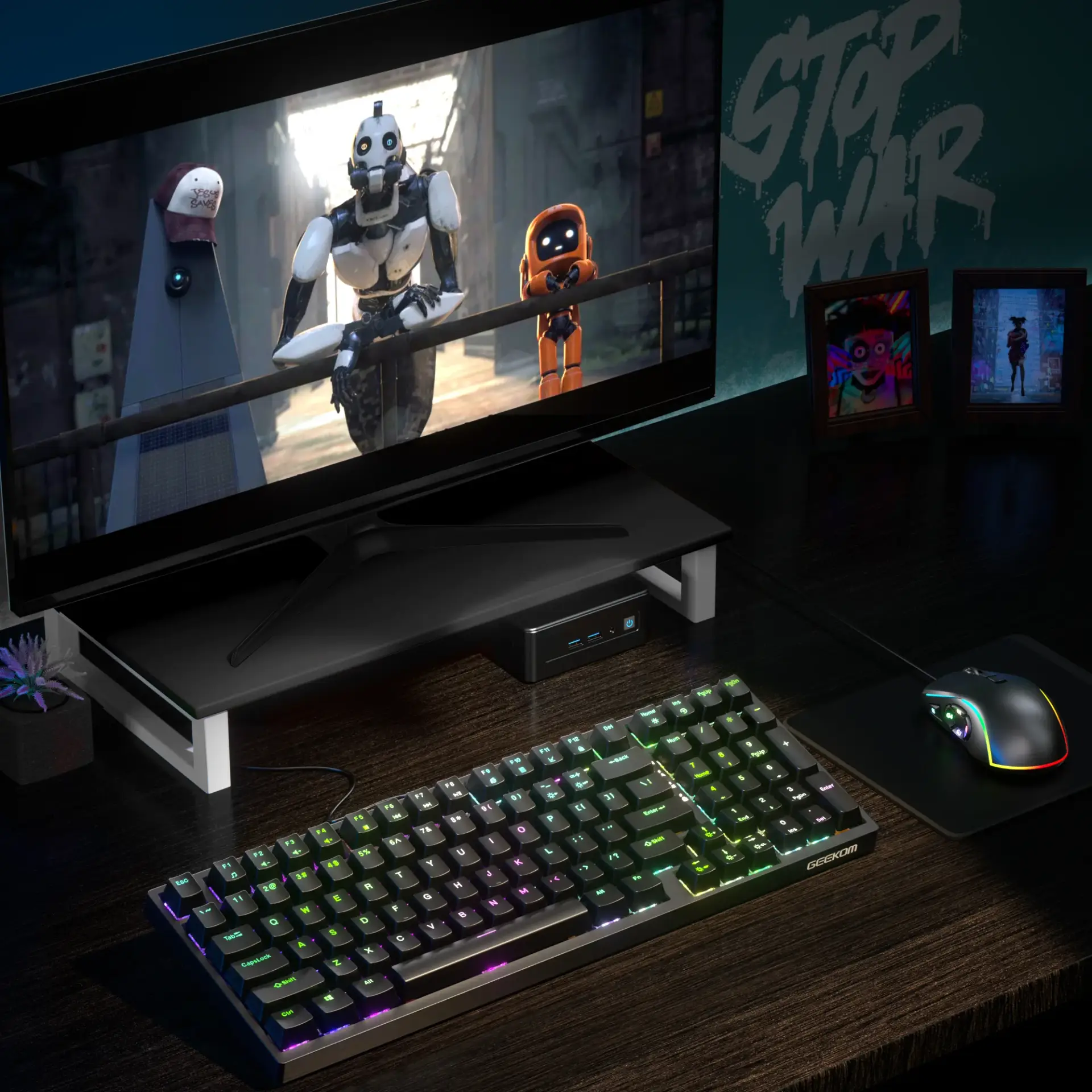 GEEKOM Mechanical Keyboard and Mouse Set - Usage scenarios