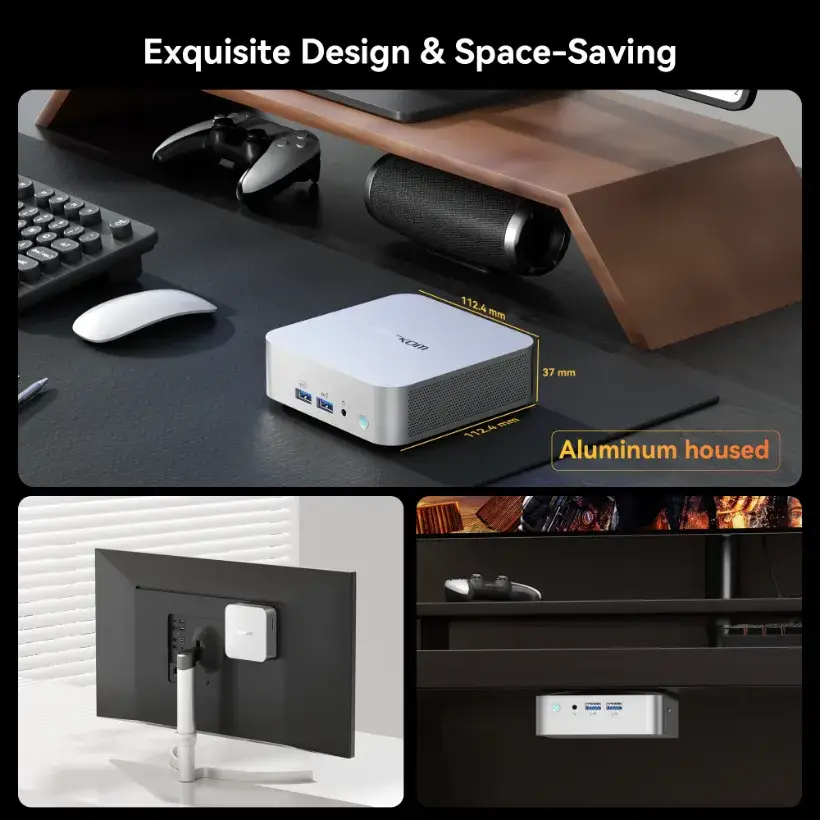 GEEKOM A8 Mini PC AMD Ryzen™ 7 8745HS alternate image
