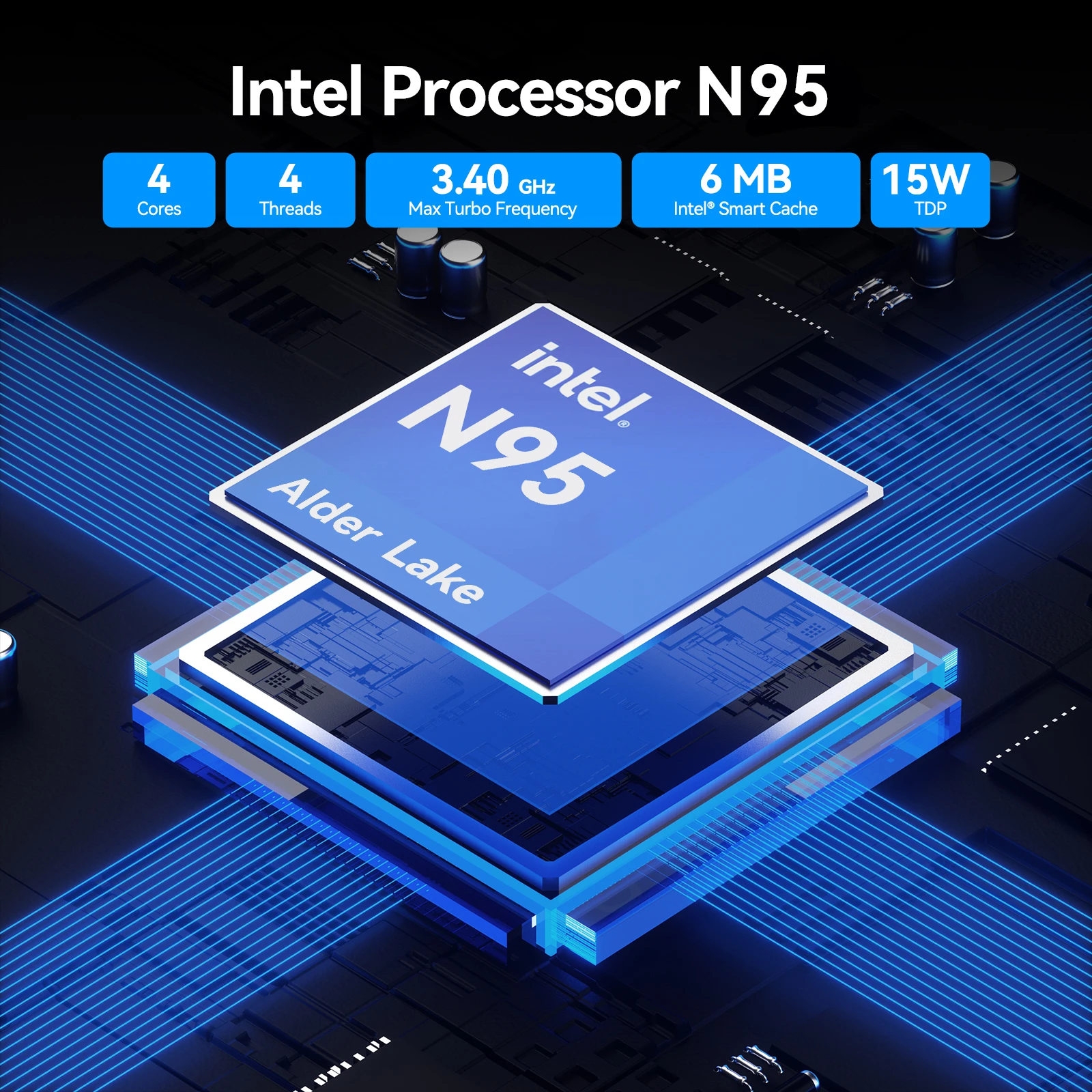 GEEKOM Air12 Lite Mini PC Intel® Alder Lake N95 alternate image